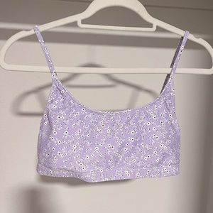 Purple swimsuit top ! size Medium
